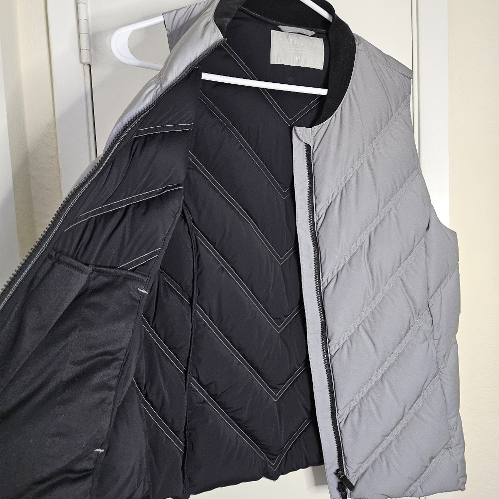 Athleta Women's Silver Quilted Vest - Picture 10 of 16